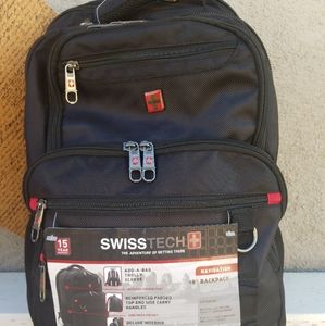 SWISS TECH travel backpack black